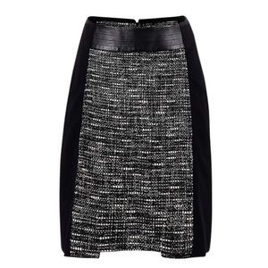 Etcetera Black/White Pencil Skirt, Size 2